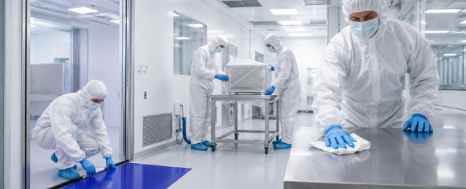 How cleanroom constructors maintain hygeine during work