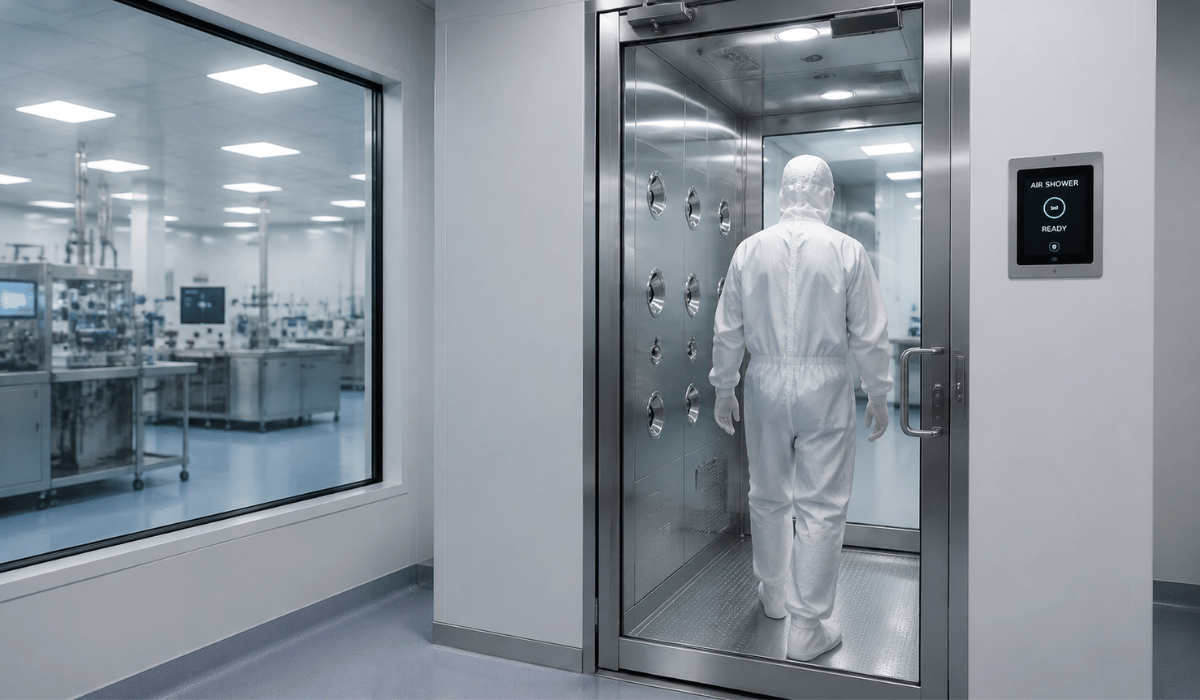 cleanroom air showers