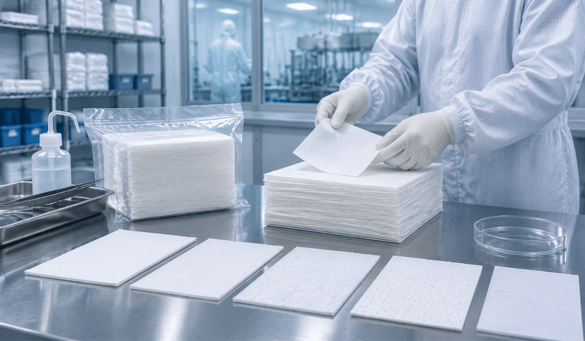 cleanroom wipers by ISO class