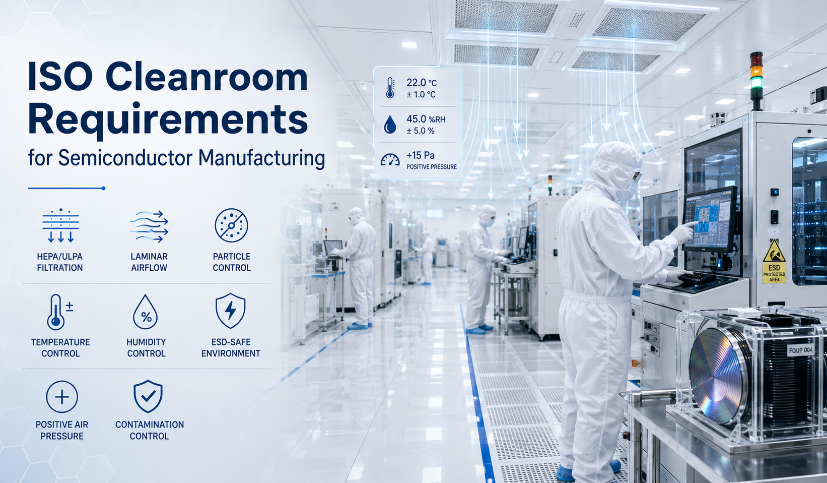What Are the ISO Cleanroom Requirements for Semiconductor Manufacturing?